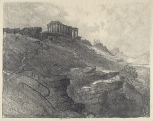 Die Tempel an der Wand, Girgenti, 1913