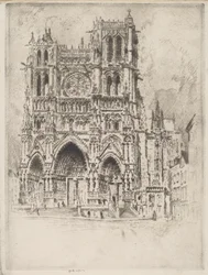 Die Westfassade, Amiens