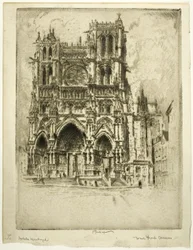 Die Westfassade, Amiens