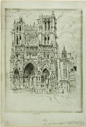 Die Westfassade, Amiens