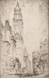 Das Woolworth-Gebäude, 1915