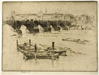 Waterloo Bridge und Somerset House