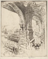 Auf der Fähre, Cortlandt Street, New York