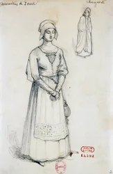 Kostüm für die Figur der Margarethe in Hector Berlioz