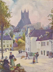 Frühling in der Bretagne Quimperlé, 1911, 1913