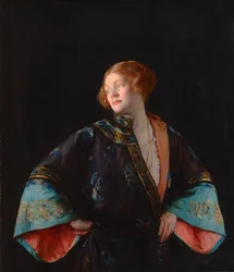 Der blaue Mandarinenmantel (Der blaue Kimono)