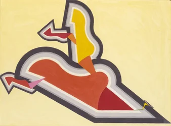 Studie im Rhythmus: Rot und Gold, ca. 1934