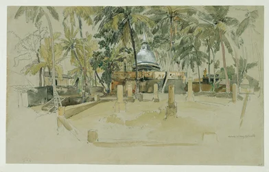 Buddhistischer Tempel auf Ceylon
