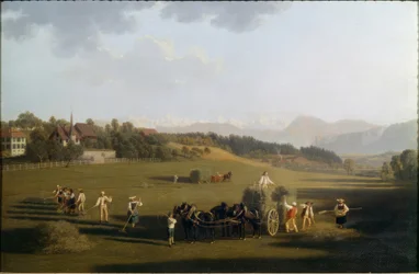 Heuernte bei Bern