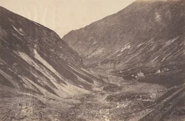 Tal und Kapelle von Héas, St-Sauveur, 1853
