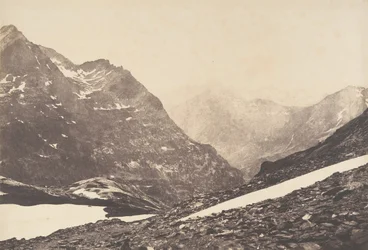 Ansicht des Maladetta und der Berge vom oberen Teil des Port de Vénasque, 1853