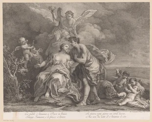 Bacchus und Ariadne auf der Insel Naxos