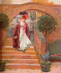 Der Obstgarten, Harrow: Das Eingangstor und die Stufen, ca. 1880-1903, 1903