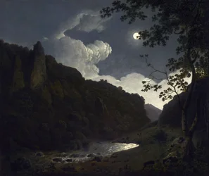 Dovedale im Mondlicht