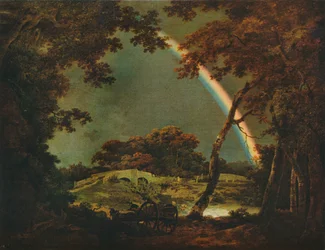 Landschaft mit Regenbogeneffekt, 1794, 1930
