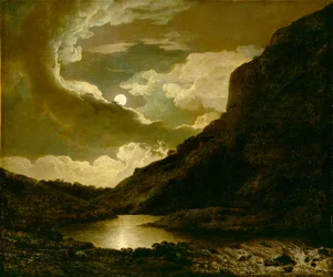 Matlock Tor bei Mondschein, um 1778