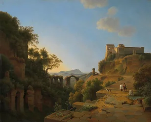 Der Golf von Neapel mit der Insel Ischia in der Ferne