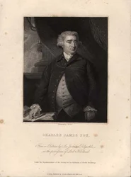 Charles James Fox (1749-1806), graviert von John William Cook
