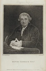 David Garrick, englischer Schauspieler, Dramatiker und Theaterleiter
