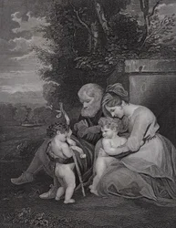 Die Heilige Familie (Stich)