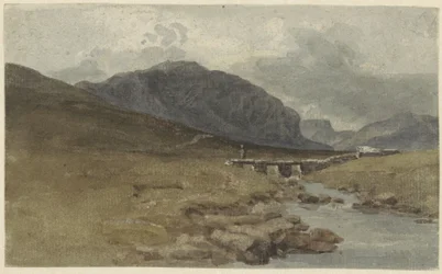 Landschaft bei Llyn Ogwen, Caernarvonshire (Wales)