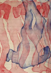 Abstrakter Aquarellfluss