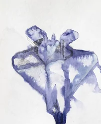 Indigo-Blumenform
