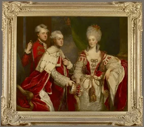 George, 2. Earl Harcourt, seine Frau Elizabeth und Bruder William, 1780