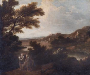 Landschaft mit der Flucht nach Ägypten