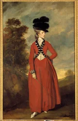 Porträt von Lady Worsley