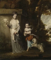Porträt der Damen Amabel und Mary Jemima Yorke, um 1761