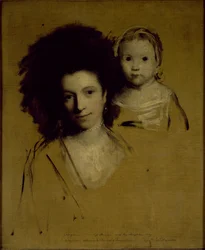 Studien von Georgiana, Herzogin von Devonshire und ihrer Tochter Lady Georgiana Cavendish