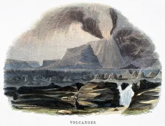 Vulkane, aus Phänomene der Natur, 1849