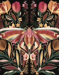 Böhmische Blumenmotte