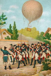 Beobachtungsballon bei Fleurus