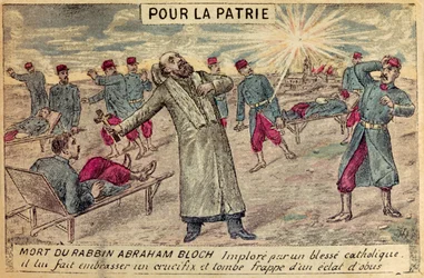 Tod des Rabbiners Bloch, 20. Jahrhundert (Illustration)