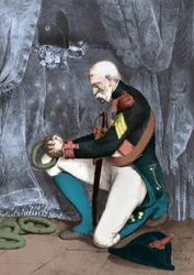 Ein Grenadier vor Napoleons Grab
