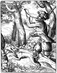 Deutscher Jäger, 16. Jahrhundert, 1849