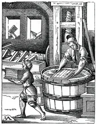 Der Papiermacher, 16. Jahrhundert, 1870