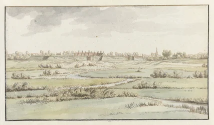 Ansicht der Festung Saint-Michiel, nahe 