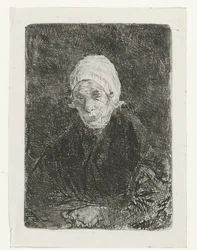 Alte Frau aus Katwijk