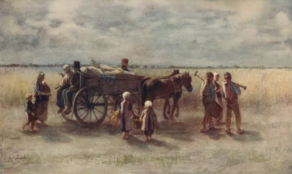 Kartoffelernte, 1844, um 1915