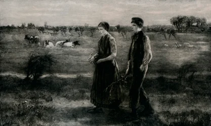 Der schüchterne Liebhaber, um 1890, 1912
