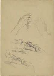Studien von Händen [recto]