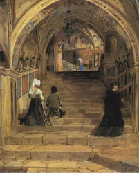 Die Heilige Treppe im Kloster San Benedetto bei Subiaco
