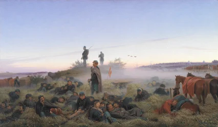Der Morgen nach der Schlacht von Isted am 25. Juli 1850