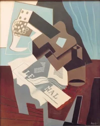 Gitarre, Buch und Zeitung