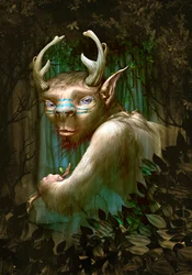 Faun im Verzauberten Wald