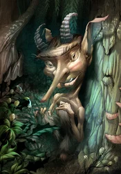 Mythischer Waldgnom