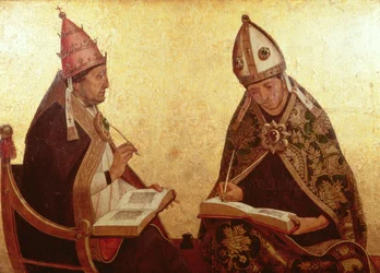 St. Gregor und St. Augustinus, ca. 1510